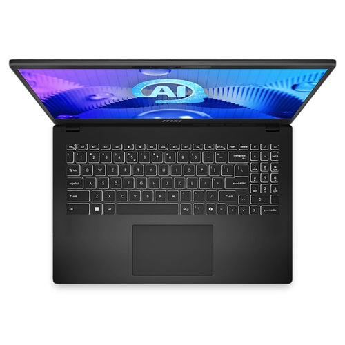 MSI Modern 15 H AI C1MG-037AU, 15.6" FHD Screen, Intel Ultra 7-155H, 16GB DDR5 RAM, 1TB NVMe SSD, Wireless AX+Bluetooth, Windows 11 Pro, Classic Black, 1 Year Warranty