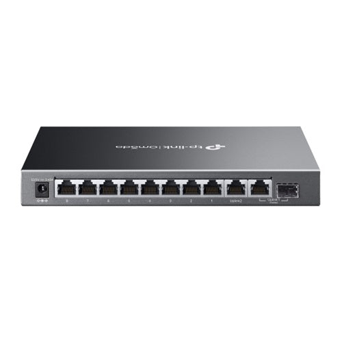 TP-Link ES210GMP, Omada 10-Port Gigabit Easy Managed Switch with 8-Port PoE+, 5 Year Warranty