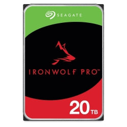 Seagate ST20000NT001, Ironwolf Pro, 20TB, 3.5", SATA 6Gb/s, 7200RPM, 256MB Cache, 5 Year Warranty