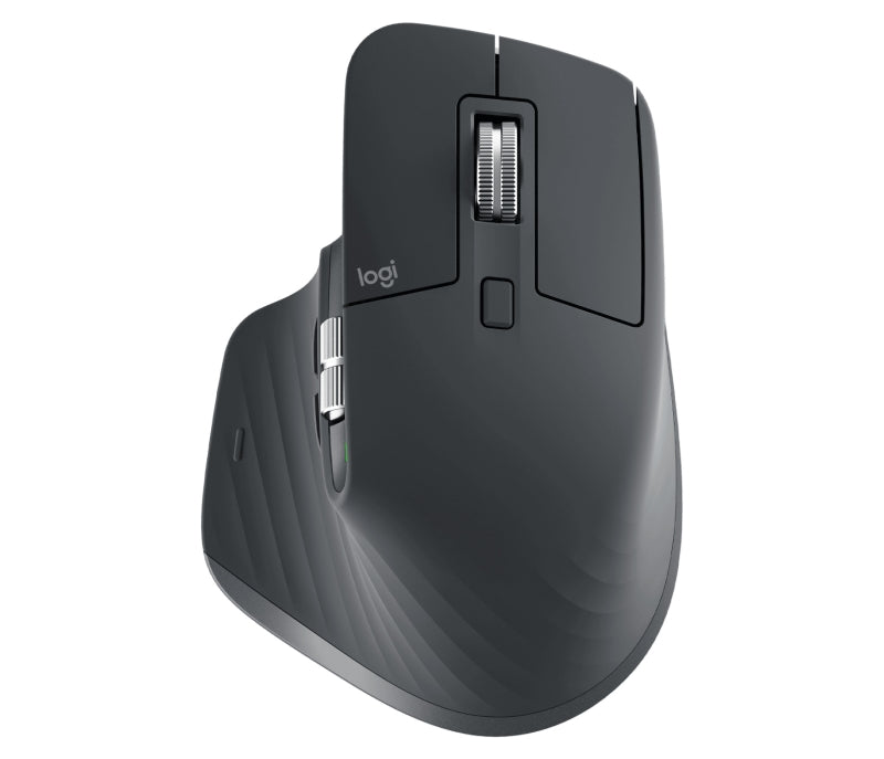 Logitech Mx Master 3 S Wireless Ergonomic Mouse 8000 Dpi 7 Buttons, Smart Shift Scroll Wheel, 70 Days Battery, Logi Bolt 2.4 Ghz Receiver, Usb C Charging