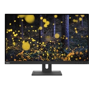 Lenovo Think Vision E27q 20 27' 75 Hz Qhd Ips Monitor 2 K 2560x1440 16:9 4ms Height Adjustable Tilt Swivel Pivot Dp Hdmi 3yr Wty