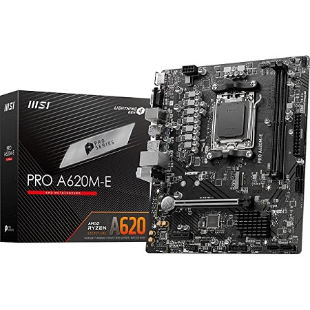 Msi Pro A620 M E Am5 M Atx Mb 2x Ddr5 1x Pcie 16 1 Pci E 1 1x M.2 4x Sata 4x Usb 3.2 2x Usb 2.0