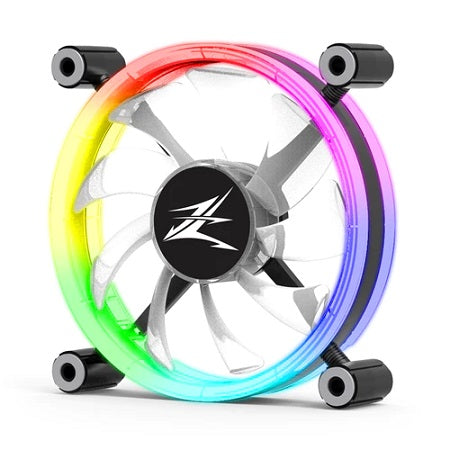Zalman ZM-LF120, Size: 120mm, Airflow: 43CFM, Noise: 25dBA, ARGB, 1 Year Warranty