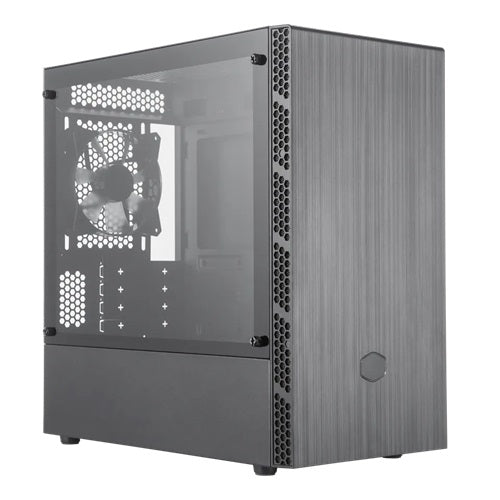 CoolerMaster MCB-B400L-KNNB50-S00, MasterBox MB400L, Mini Tower, Drive Bays: 2x3.5", 2x2.5", Expansion Slot: 4, Motherboard Support: Micro ATX/Mini ITX, Pre-Installed: 1x120mm, with NEX 500W 230V PSU 2 Year Warranty