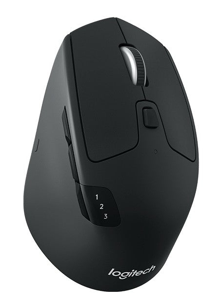 Logitech M720 Triathlon Multi Device Wireless Bluetooth Mouse With Flow Cross Computer Control & File Sharing For Pc & Mac Easy Switch Up To 3 Devices