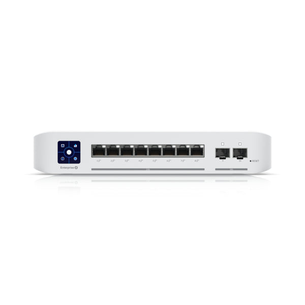 Ubiquiti Switch Enterprise 8 Port Po E+ 8x2.5 Gb E, Ideal For Wi Fi 6 Ap, 2x 10g Sfp+ Ports For Uplinks, Managed Layer 3 Switch, 2 Yr Warr