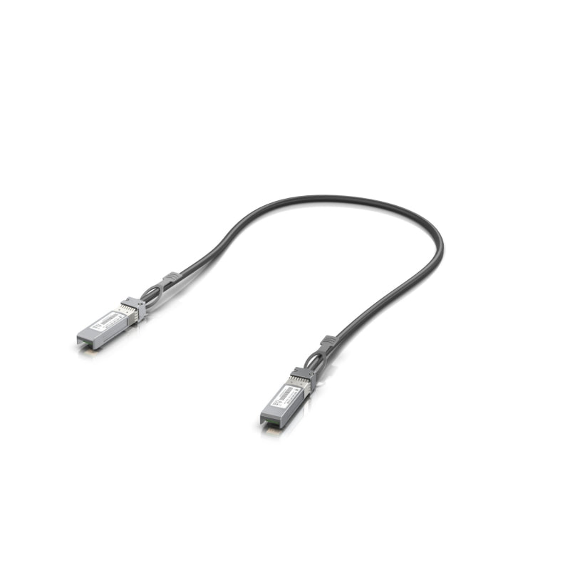Ubiquiti Sfp+ Direct Attach Cable, 10 Gbps Dac Cable, 10 Gbps Throughput Rate, 0.5m Length, 2 Yr Warr