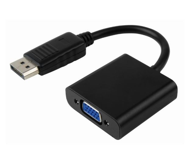 8ware Display Port Dp To Vga Adapter Converter Cable 20cm Male To Female For Desktop Computer Laptop Pc Monitor Projector Hdtv Chromebook Xbox
