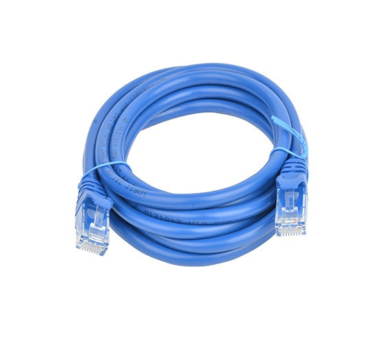 8 Ware Cat6 A Cable 2m Blue Color Rj45 Ethernet Network Lan Utp Patch Cord Snagless