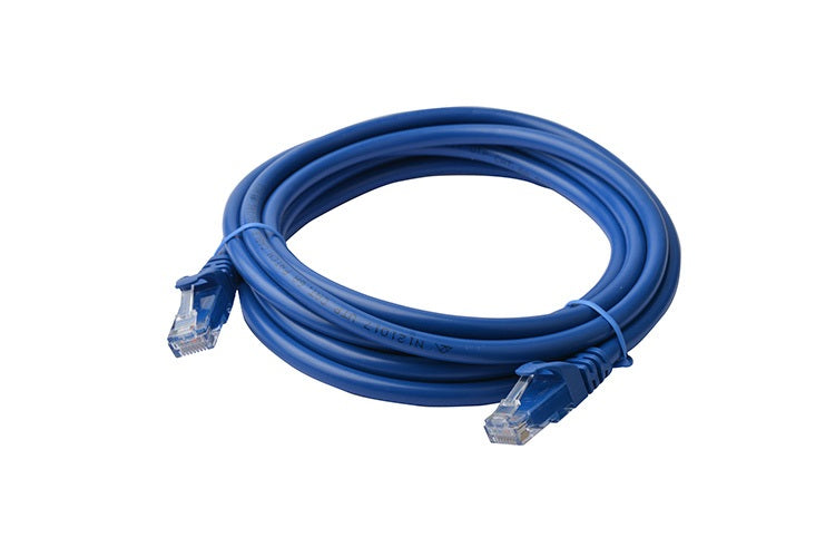 8 Ware Cat6 A Cable 3m Blue Color Rj45 Ethernet Network Lan Utp Patch Cord Snagless