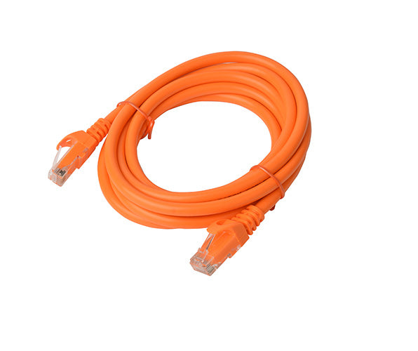 8 Ware Cat6 A Cable 3m Orange Color Rj45 Ethernet Network Lan Utp Patch Cord Snagless