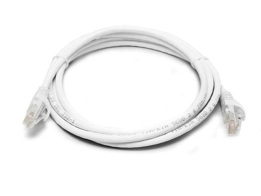 8 Ware Cat6 A Cable 3m White Color Rj45 Ethernet Network Lan Utp Patch Cord Snagless