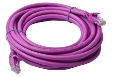 8 Ware Cat6 A Cable 5m Purple Color Rj45 Ethernet Network Lan Utp Patch Cord Snagless