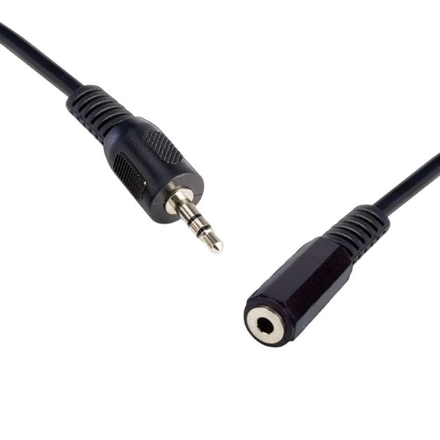 8 Ware 3.5 Stereo Male To Female Speaker/Microphone Extension Cable For Connect Vadio 5m Cable