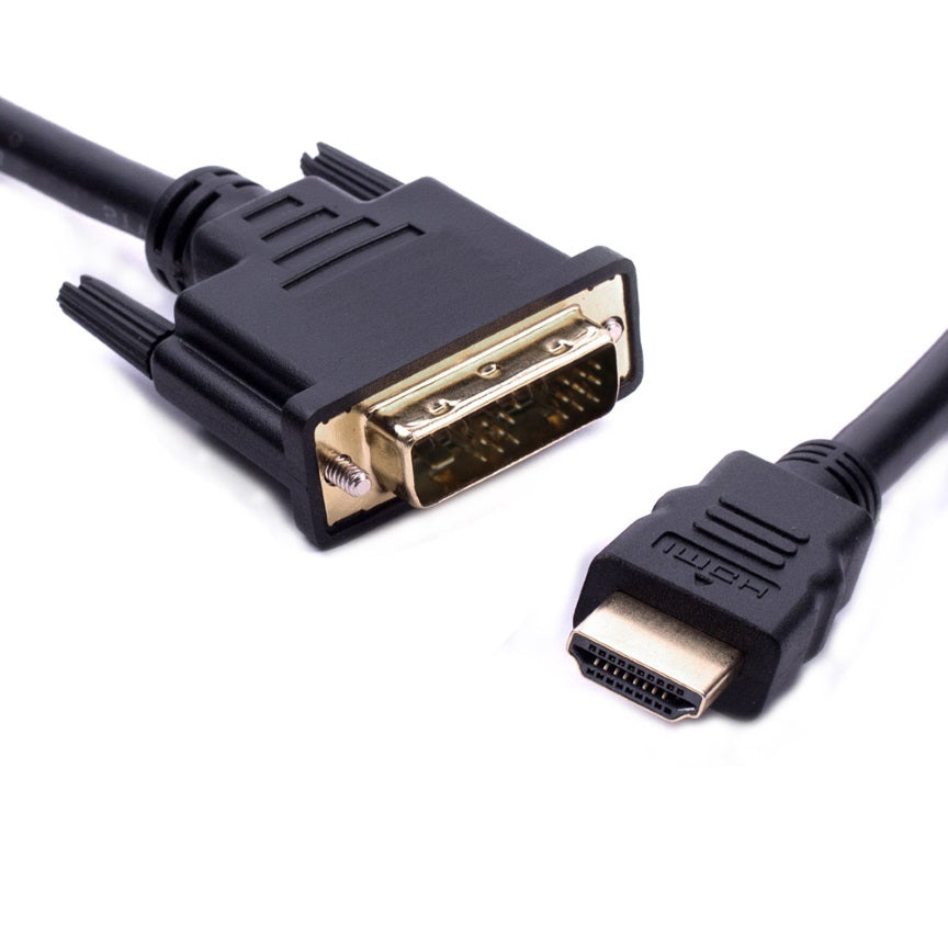 8ware Hdmi To Dvi D Adapter Converter Cable 5m Male To Male 30 Awg Gold Plated Pvc Jacket For Ps4 Ps3 Xbox 360 Monitor Pc Computer Projector Dvd