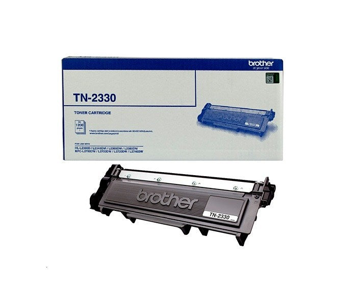 Brother Tn 2330 Mono Laser Toner Standard, Hl L2300 D/L2305 W/L2340 Dw/L2365 Dw/2380 Dw/Mfc L2700 Dw/2703 Dw/2720 Dw/2740 Dw Up To 1,200 Pages