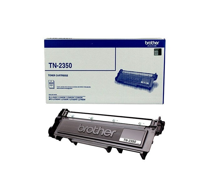 Brother Tn 2350 Mono Laser Toner High Yield Cartridge, Hl L2300 D/L2305 W/L2340 Dw/L2365 Dw/2380 Dw/Mfc L2700 Dw/2703 Dw/2720 Dw/2740 Dw Up To 2,600 P