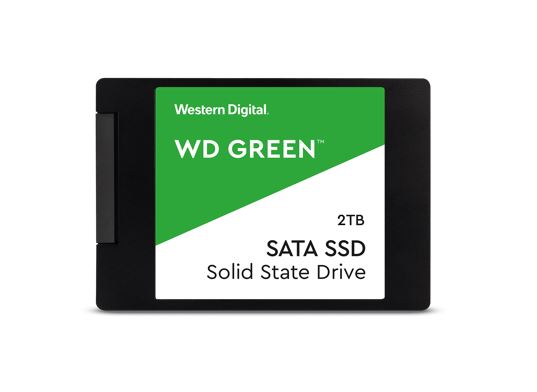 Western Digital Wd Green 2 Tb 2.5' Ssd Sata 545 R/430 W Mb/S 80 Tbw 3 D Nand 7mm 3 Years Warranty