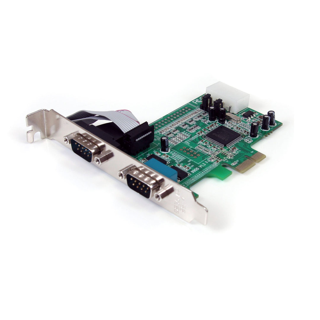 Star Tech Pex2 S553 Serial Adapter Low Profile Plug In Card Pci Express Pc, Mac, Linux 2 X Number Of Serial Ports External
