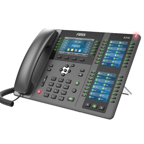 Fanvil X210 Enterprise Ip Phone 4.3' (Video) Colour Screen, 20 Lines, 106 X Dss Buttons, Dual Gigabit Nic, Bluetooth, *Sbc Ready