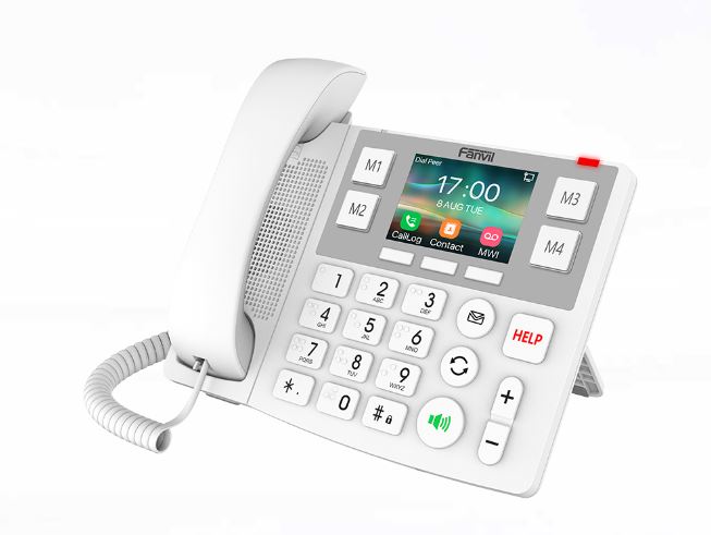 Fanvil X305 Big Button Ip Phone 3.5' Colour Screen, 2 Sip Lines, Hac, Dual Gigabit Ports, Supports Hd Audio, Po E