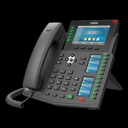 Fanvil X6 U Enterprise Ip Phone 4.3' (Video) Colour Screen, 20 Lines, 60 X Dss Buttons, Dual Gigabit Nic, Built In Bluetooth, *Sbc Ready (V2)