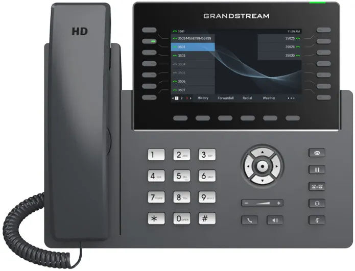 *Ls* Grandstream Grp2650 14 Line Ip Phone, 4 Sip Accounts, 320x240 Colour Screen, Blf Keys, Hd Audio *Last Stock*