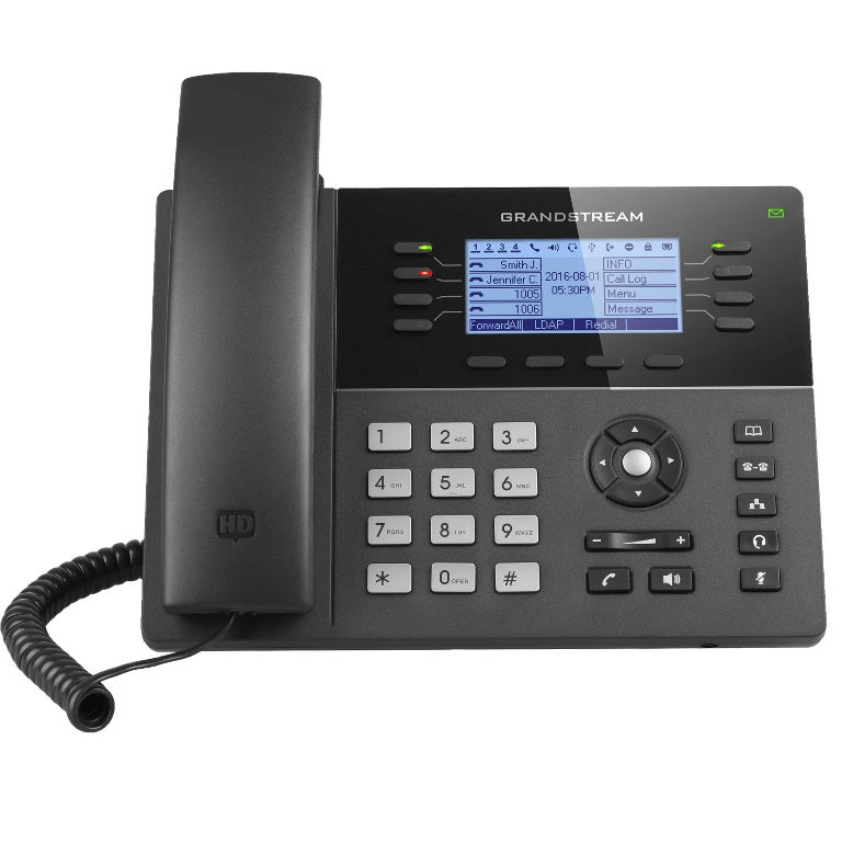 Grandstream Gxp1780 Hd Po E Ip Phone 200x80 Lcd, 8 Lines, Dual 10/100 Mbps Ports, 4 Program Keys, 32 Blf, Ehs (Ls)