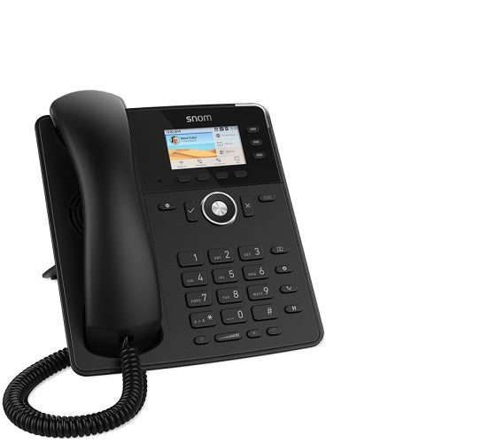 Snom D717 4 Line Professional Ip Phone, Gbit Port & 1 Usb Port, 4 Context Sensitive Function Keys, Wideband Audio