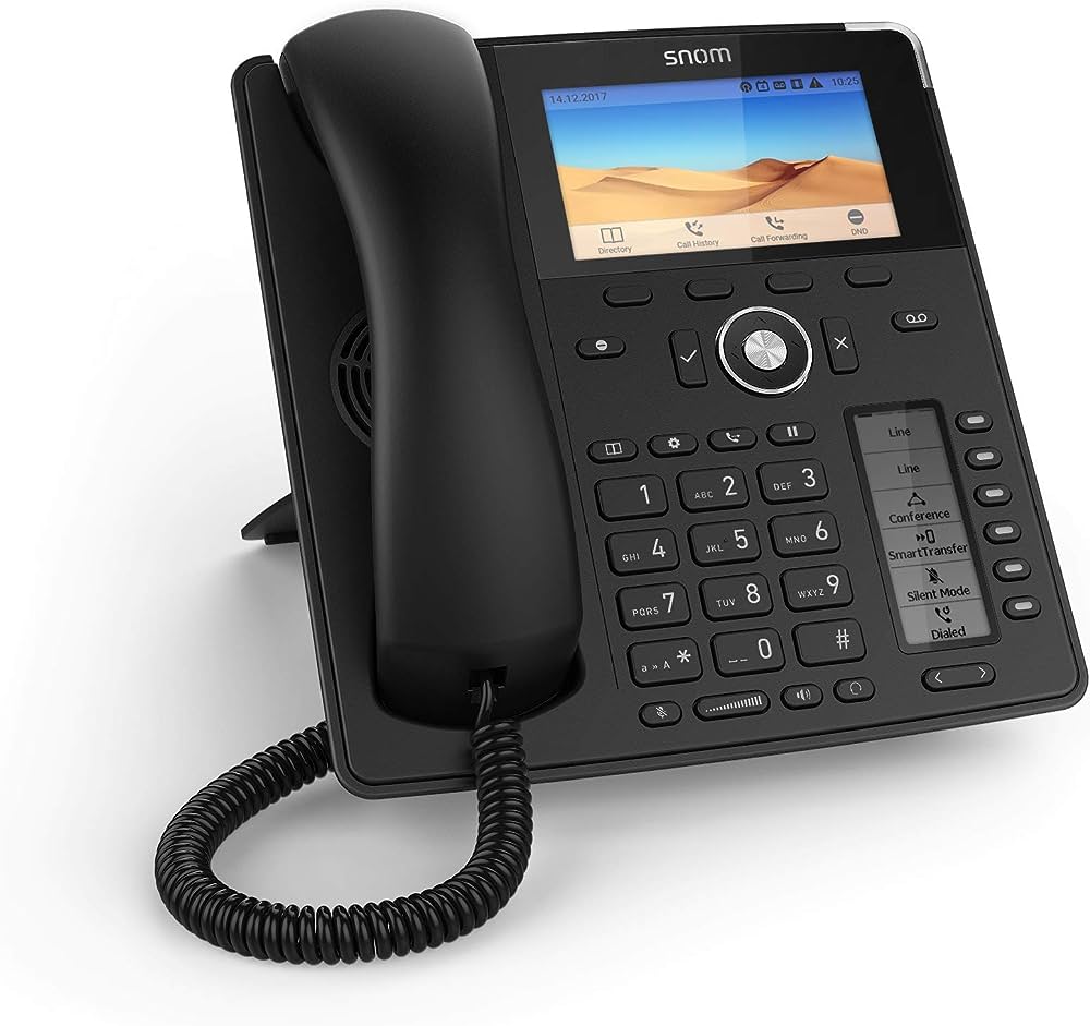 Ips D785 Sip Desk Phone, 4.3 Inch Colour Display, 480 X 272 Pixels, Hd Audio, Usb, 48 Self Labeling Keys