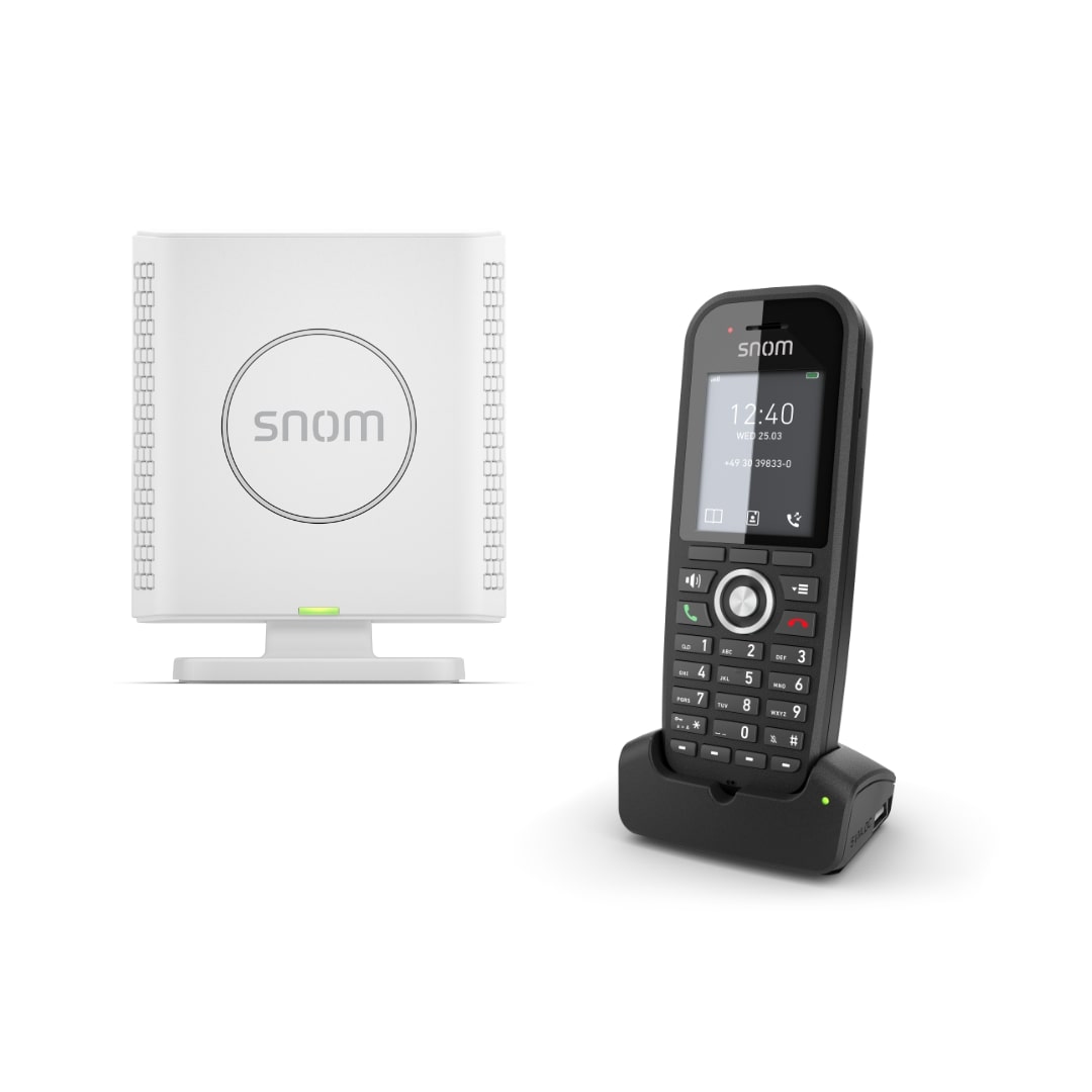 Snom M430 Bundle Eu, M30 & M400, Po E, Single Cell, Backlit Keyboard, Long Standby Time, Security (Tls & Srtp), For Psu Use Ips 4661 Au
