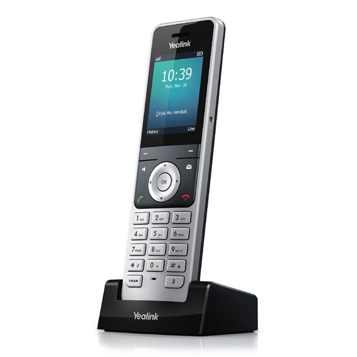 Yealink W56 H Cordless Dect Ip Phone Handset, Wireless, Hd Audio Quality, Quick Usb Charging, High End Id Design, Microsoft Sip Gateway,Teams