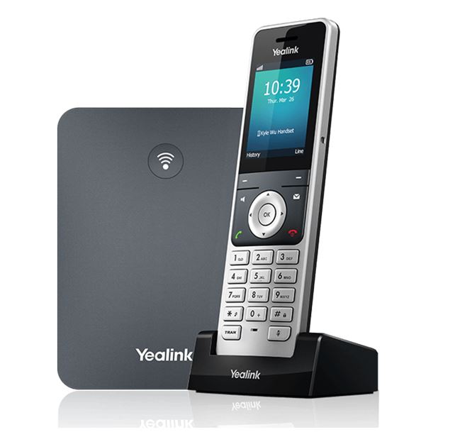 Yealink W76 P High Performance Ip Dect Solution Including W56 H Handset And W70 B Base Station, Up To 20 Simultaneous Calls, Flexible Noise Reduction