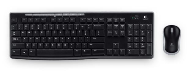 Logitech Mk270 R Wireless Keyboard And Mouse Combo 2.4 G Hz Wireless Compact Long Battery Life 8 Shortcut Keys