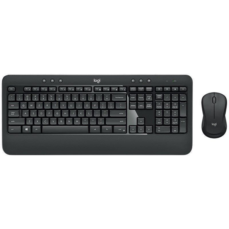 Logitech Mk540 Advanced Wireless Keyboard & Mouse Combo Usb Receiver, 10 Meter Wireless Connection, Plug And Play, Contoured Mouse 920 008682