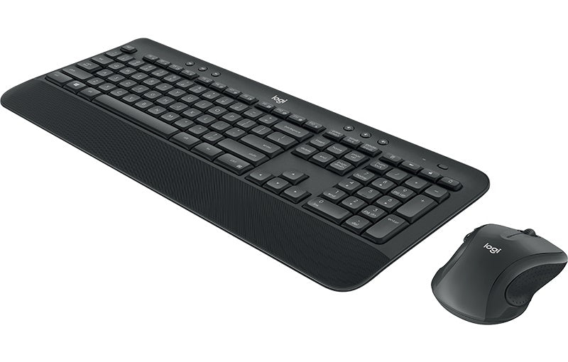 (Ls) Logitech Mk545 Wireless Desktop Keyboard Mouse Combo 3 Yrs Battery Life Comfortable Palm Rest & Adjustable Tilt Legs Laser Grade ~Kblt Mk540