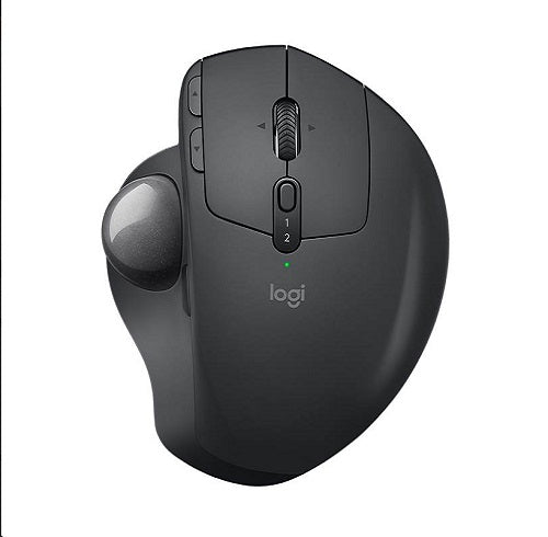 (Ls) Logitech Mx Ergo Wireless Bluetooth Trackball Mouse Customized Comfort 2048 Dpi 2.4 G Hz Wireless 8 Buttons Rechargeable Battery (~910 007261)