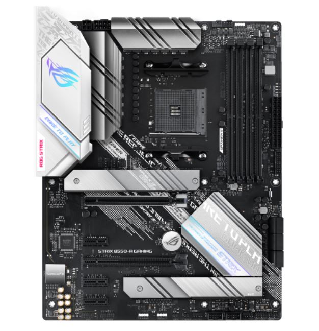 Asus Amd B550 Rog Strix B550 A Gaming (Ryzen Am4) Atx Mb, Dual M.2, Pc Ie 4.0, 2.5 Gb Ethernet, Dp/Hdmi2.1, Sata 6 Gbps, Usb 3.2 Gen 2 Type