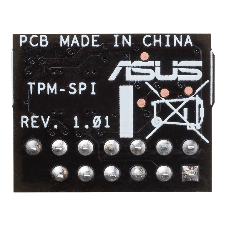 Asus Tpm Spi Tpm Chip, Improve Your Computer's Security. 14 1 Pin And Spi Interface, Nuvoton Npct750, Compliant With Tcg Specification Family 2.0