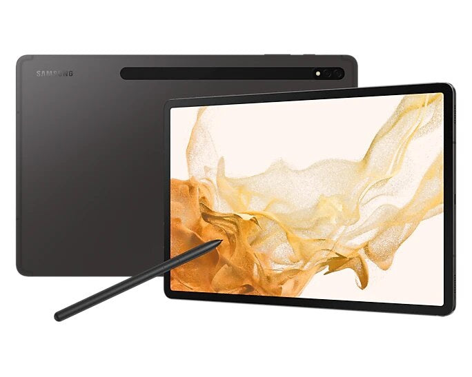 Samsung Galaxy Tab S8+ 5 G Lte 128 Gb Graphite (Sm X806 Bzaaxsa)*Au Stock*, 12.4', Octa Core, 8 Gb/128 Gb, 13 Mp/12 Mp, S Pen, Quad Speaker, 10090m Ah, 2 Yr