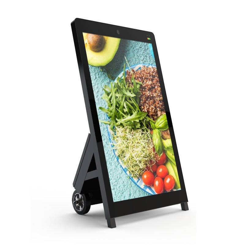 Mitsumaru 43'' Mobile Outdoor IP55 Digital Signage A-Frame Display - 1080p