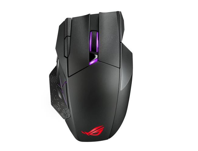 Asus Rog Spatha X Gaming Mouse 19,000 Dpi,Exclusive Push Fit Switch Sockets, Rog Micro Switches, Rog Paracord And Aura Sync Rgb Lighting