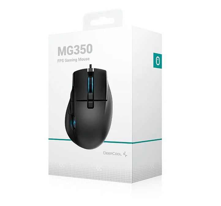 Deep Cool Mg350 Fps Gaming Mouse, 16000 Dpi Optical Sensor, Pixart Paw 3335, 400 Ips, Self Adjusting Fps, 8 Programmable Buttons, Omron Micro Switches