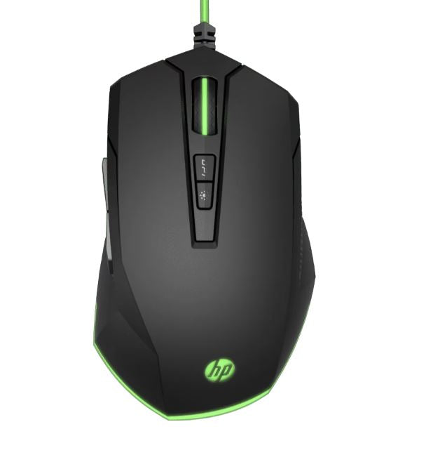 Hp Pavilion 200 Gaming Mouse Usb Optical Sensor 3,200 Dpi 12 Rgb Modes 5 Customizable Buttons Ergonomic Comfort Light Weight 120g For Laptop Pc Mac