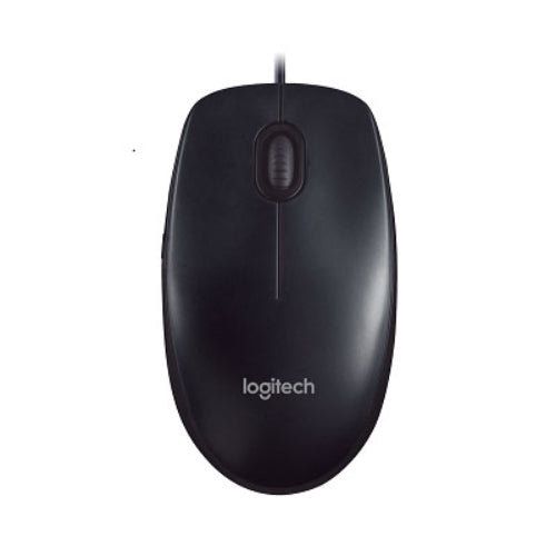 Logitech M90 Usb Wired Optical Mouse 1000dpi For Pc Laptop Mac Full Size Comfort Smooth Mover ~B100