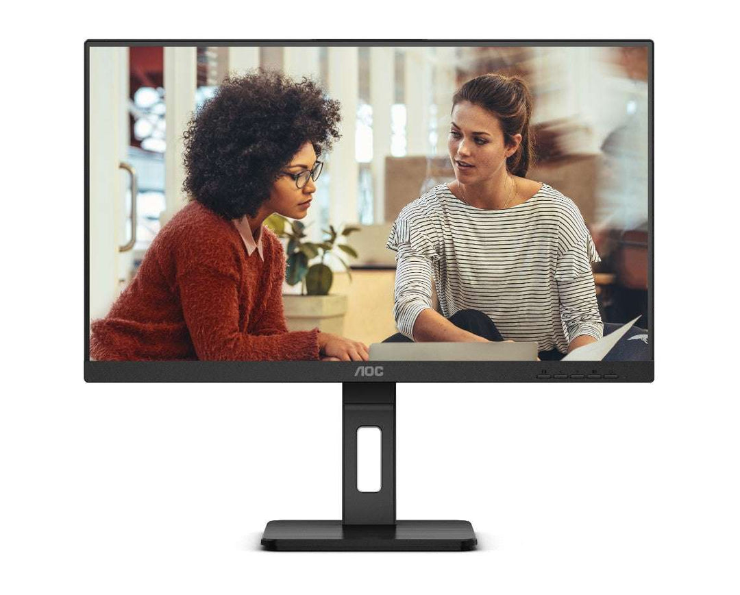 Aoc 23.8' Ips 4ms, Full Hd 1080, Dp, Hdmi, Vga. Tilt, Low Blue Mode, Flicker Free, 2x Speakers. Vesa 100, Frameless, Height Adjust Monitor (Ls