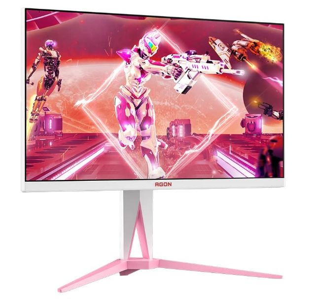 Agon Ag275 Qxr 27' Pink 1ms 170hz, Ips 2560 × 1440 (Qhd), Free Sync Premium Hdr 400 ,Hdmi2.0,Dp, Usb Hub 3.2 X 2 Special Edition Monitor (Ls)