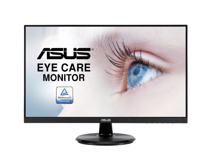 Asus Va24 Dcp 23.8' Eye Care Monitor, Full Hd, Ips, Frameless, Usb C, 65 W Pd, 75 Hz, Adaptive Sync/Free Sync™, Low Blue Light, Flicker Free, Wall Mount