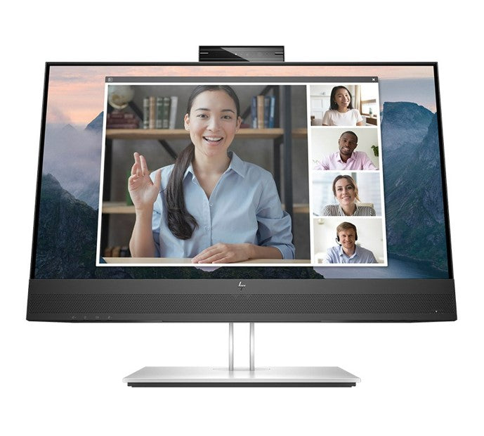 Hp E24 Mv G4 23.8'/24' Fhd Conferencing Monitor 1920x1080 16:9 5ms Height Adjustable Tilt Swivel Pivot Webcam Speakers 4x Usb Hub Vga Dp Hdmi Vesa 3yrs