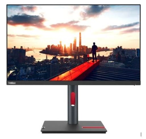 Lenovo Think Vision P24h 30 23.8'/24' Qhd Usb C Docking Monitor 2 K 2560x1440 16:9 Ips Height Adjustable Tilt Swivel Pivot Dp Hdmi Usb C Lan Usb3.2 Hub